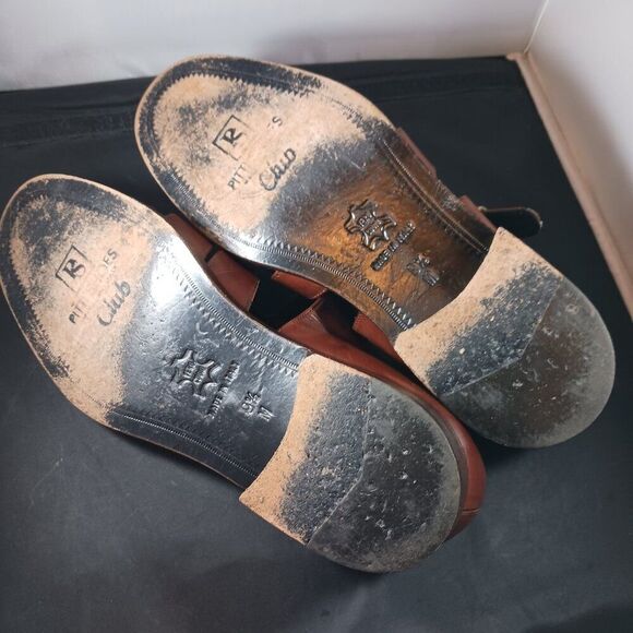 Vintage PITTI Shoes Men\'s Brown Leather Casual Sandal size 9.5M main image 8